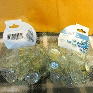 H158A-You get (2) Bags  Decorator Flat Clear Gems